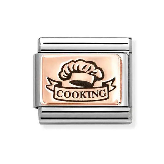 Nomination Classic Rose Gold Cooking Chefs Hat Charm 430111/25
