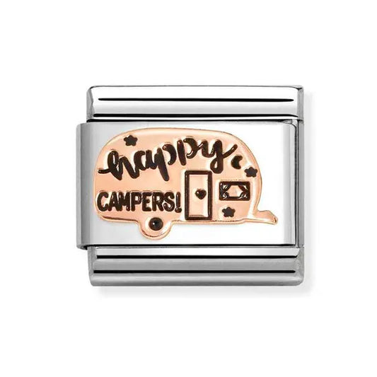 Nomination Classic Rose Gold Caravan Happy Campers 430202/22