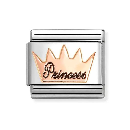 Nomination Classic Rose Gold Crown Princess Charm 430202/34