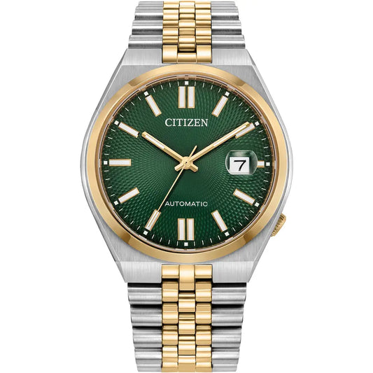Citizen 60 Tsuyosa Green Dial Two Colour Watch NK0024-54X
