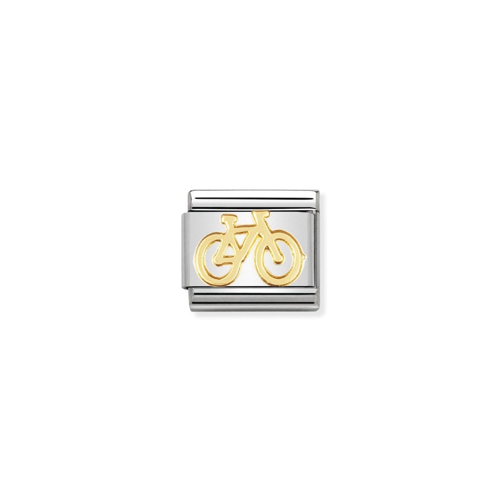 Nomination Classic Gold Bike Charm 030108/04