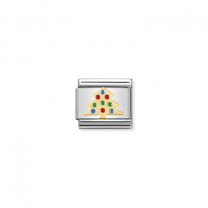 Nomination Classic Gold Christmas Tree Charm 030225/03