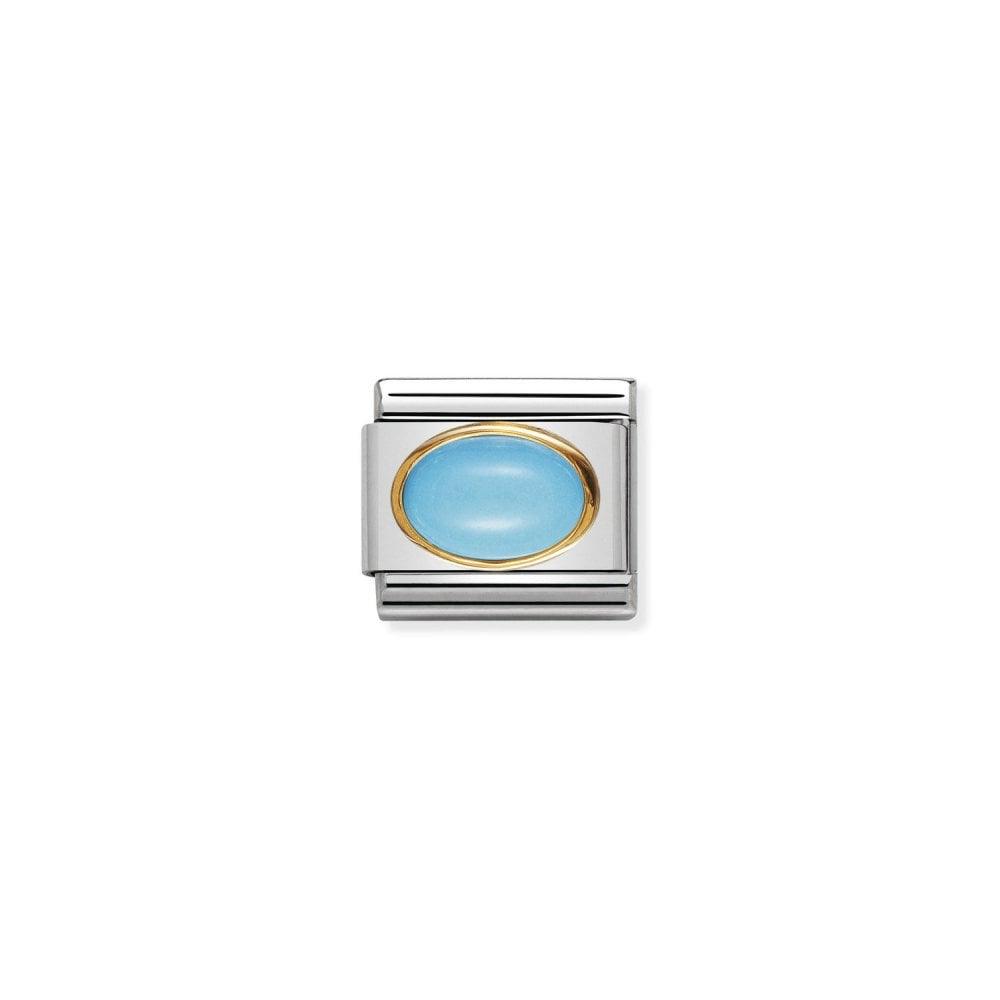 Nomination Classic Turquoise Oval 030502/06