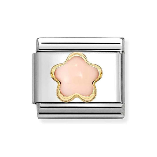 Nomination Composable Classic Pink Coral Flower Stones 030522/10