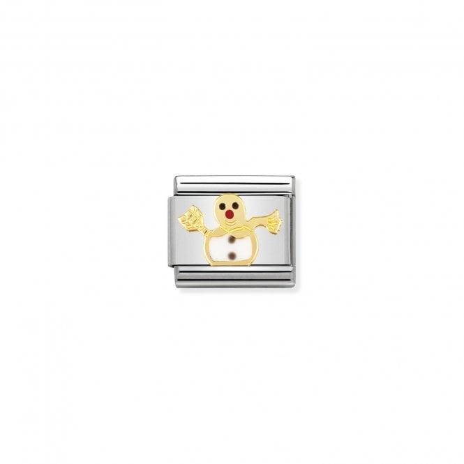 Nomination Enamel Snowman 030225/04