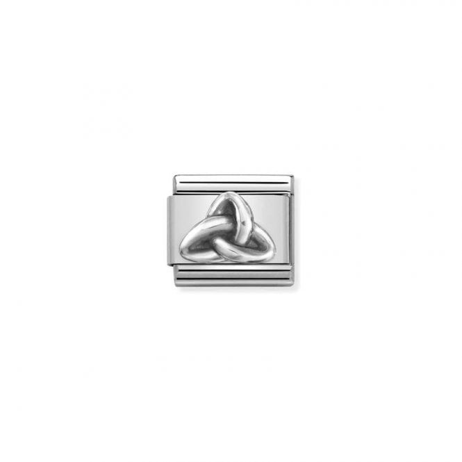 Nomination Classic Oxidised Silver Religious Triad Charm 330101/54