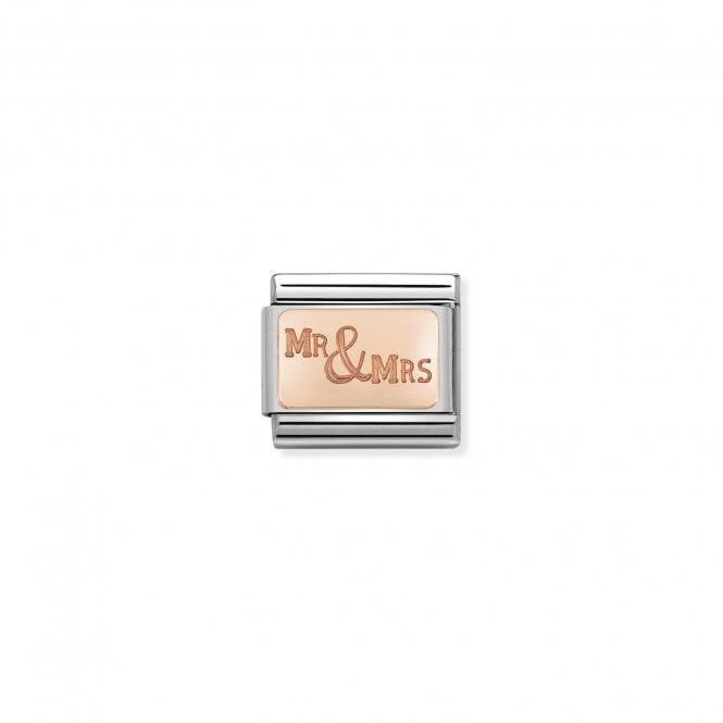 Nomination Life Rose Mr & Mrs Plate 430101/39