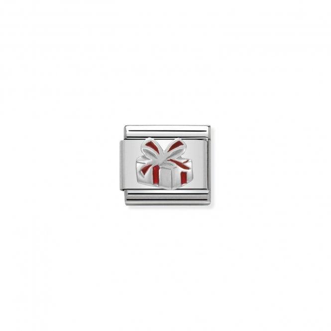 Nomination Christmas Red Gift Box Charm 330204/06