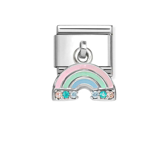Nomination Composable Classic Dangle Rainbow With Cz 331815/17