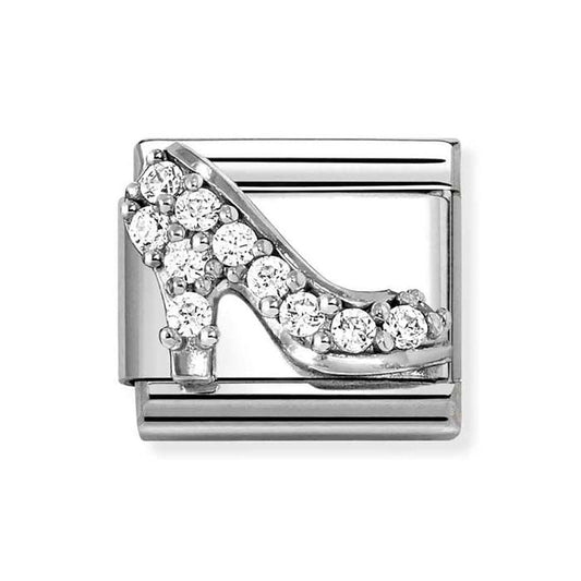 Nomination Composable Classic Cubic Zirconia High Heeled Shoe 330328/23