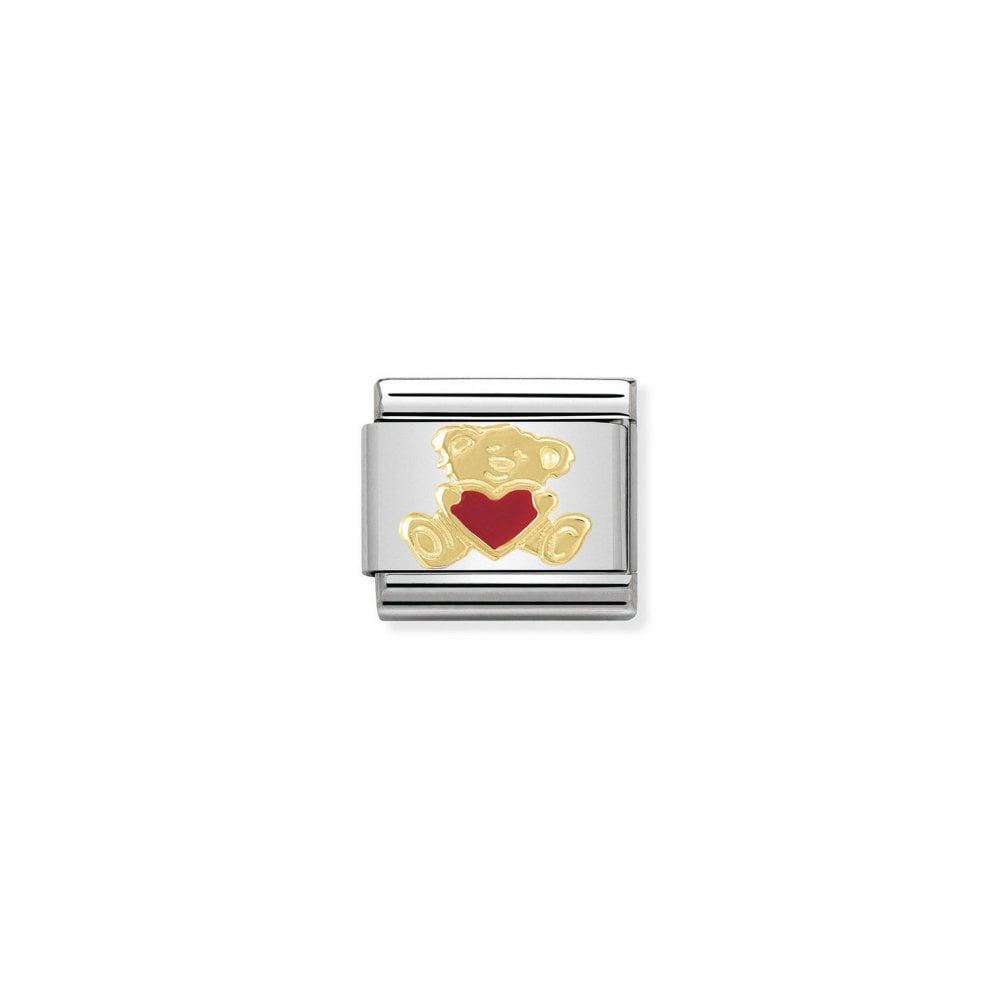 Nomination Classic Gold Teddy Bear Charm 030253/32