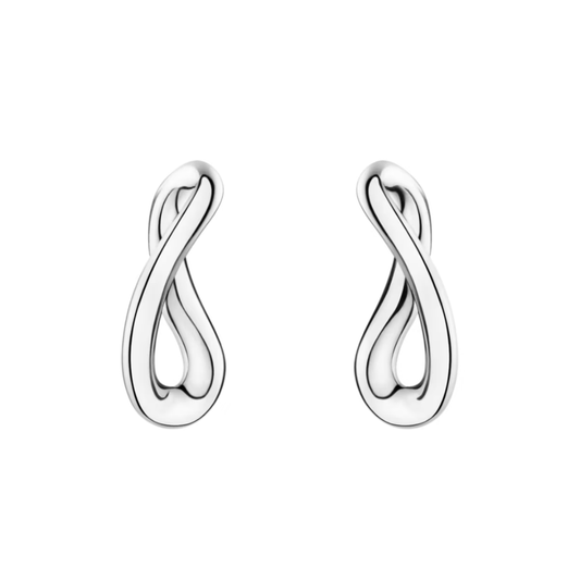 Georg Jensen Sterling Silver Infinity Stud Earrings