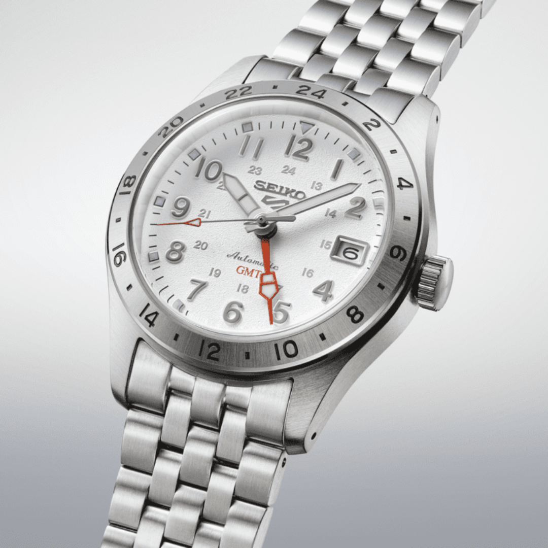 Seiko 5 Sports ‘Overwhite’ Field GMT Watch SSK059K1