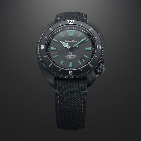 Seiko Prospex 'Black Series' Tortoise SRPH99K1 Strap Watch