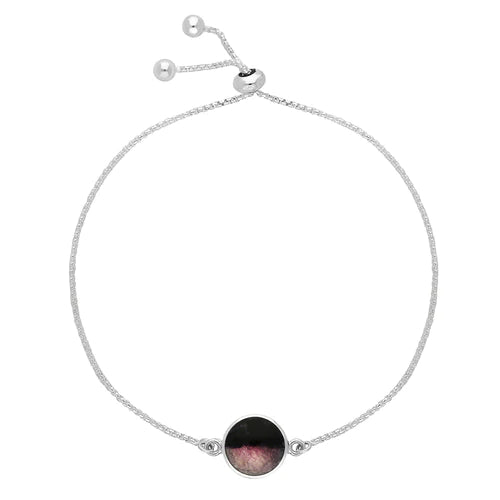 Derbyshire Blue John Sterling Silver Toggle Bracelet