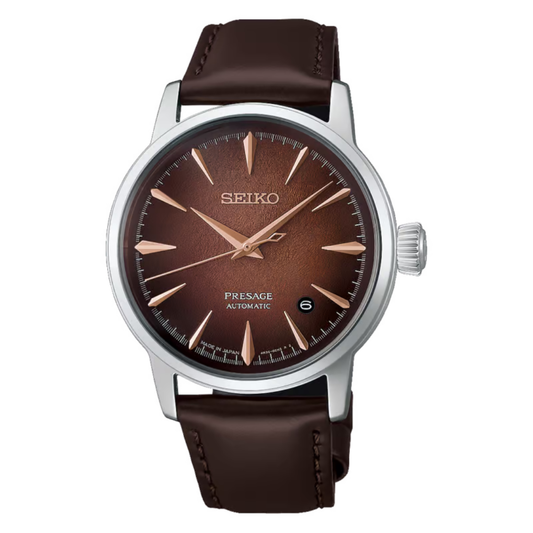 Seiko Presage Cocktail Time Crushed Ice ‘Whisky Mist’ Watch HCB003J1