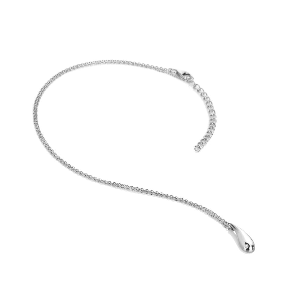 Hot Diamonds Sterling Silver Tide Necklace DP997