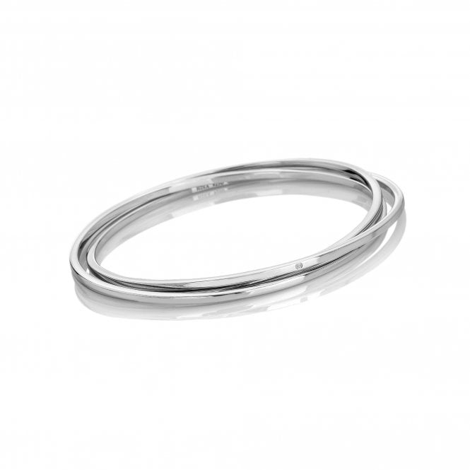Hot Diamonds Sterling Silver Trio Bangle DC218