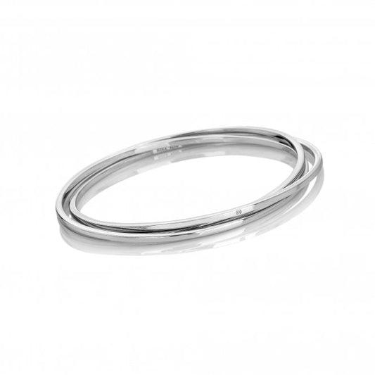 Hot Diamonds Sterling Silver Trio Bangle DC218
