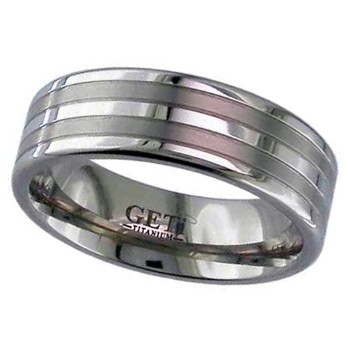 Geti Titanium Double Row Ring 2220Gp/7C