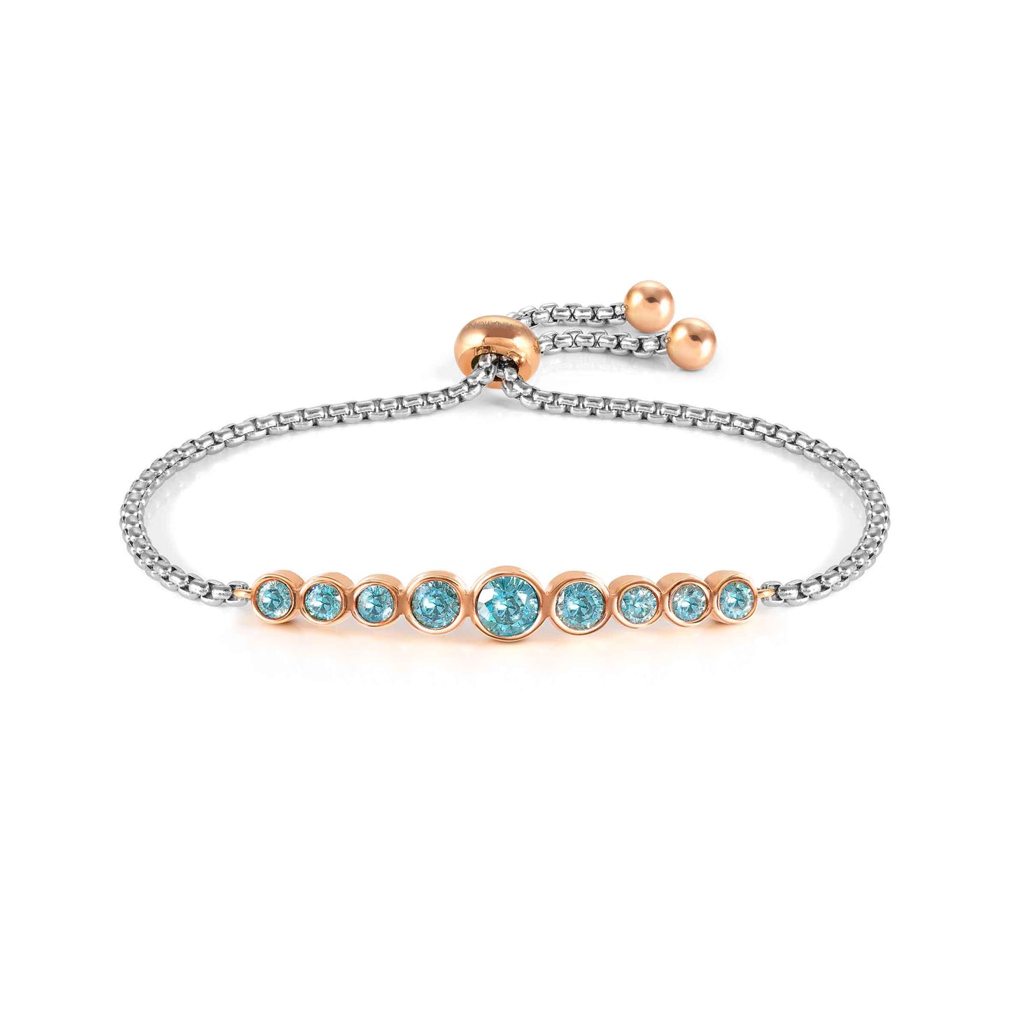 Nomination Milleluci Rose Blue Stone Bracelet 028010/006