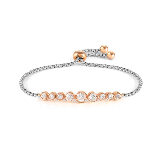 Nomination Milleluci Rose Bracelet with Clear Stone 028010/010
