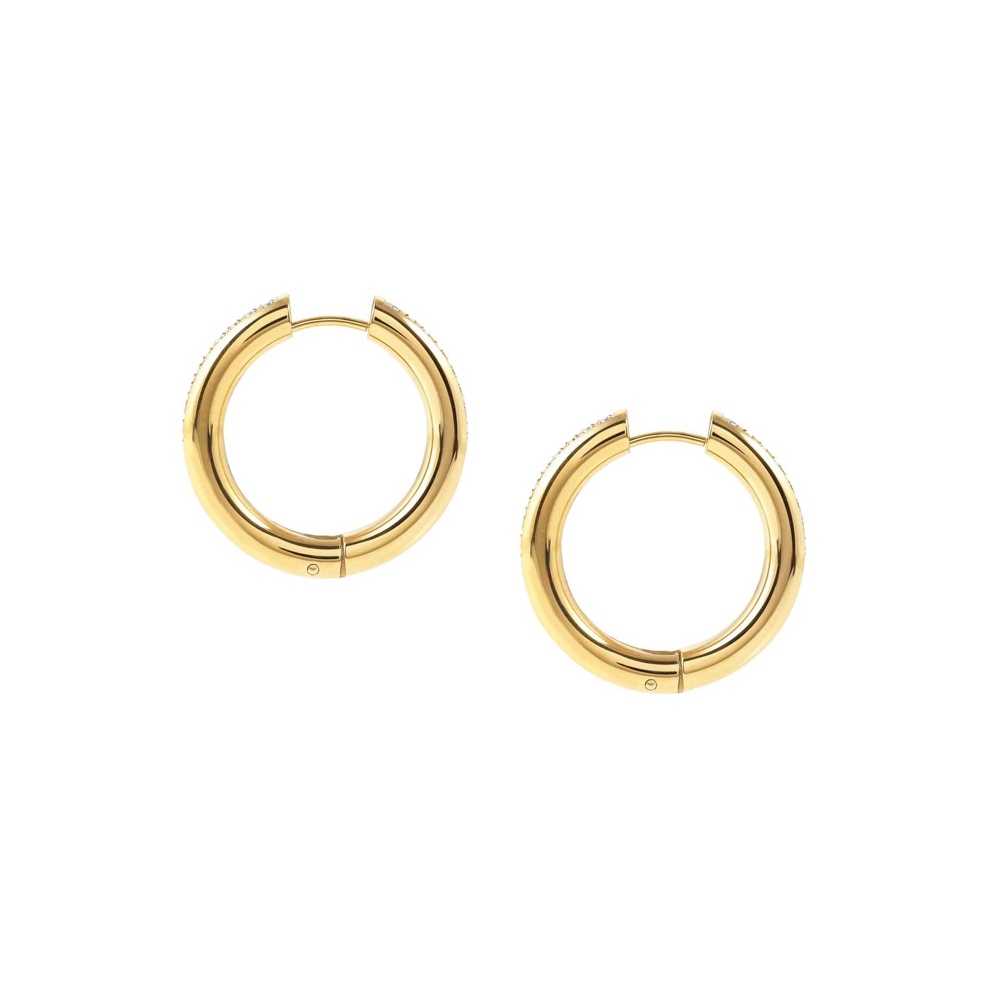 Nomination Unconditionally Yellow Gold Plated Hoop Earrings 029103/012