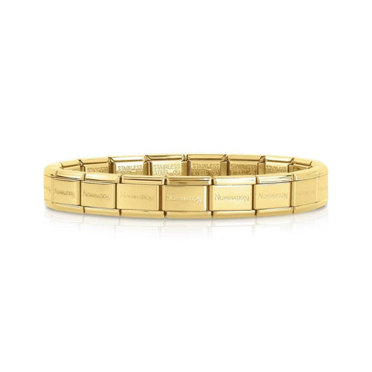 Nomination Composable Gold Plated Steel Classic Starter Bracelet - Judith Hart Jewellers