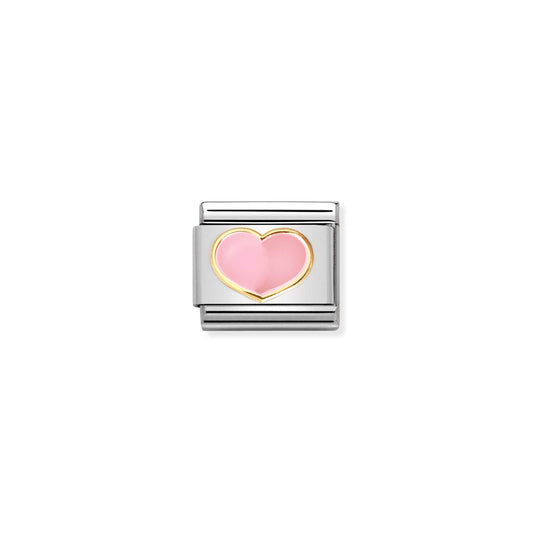 Nomination Composable Pink Enamel Heart Charm 030283/21