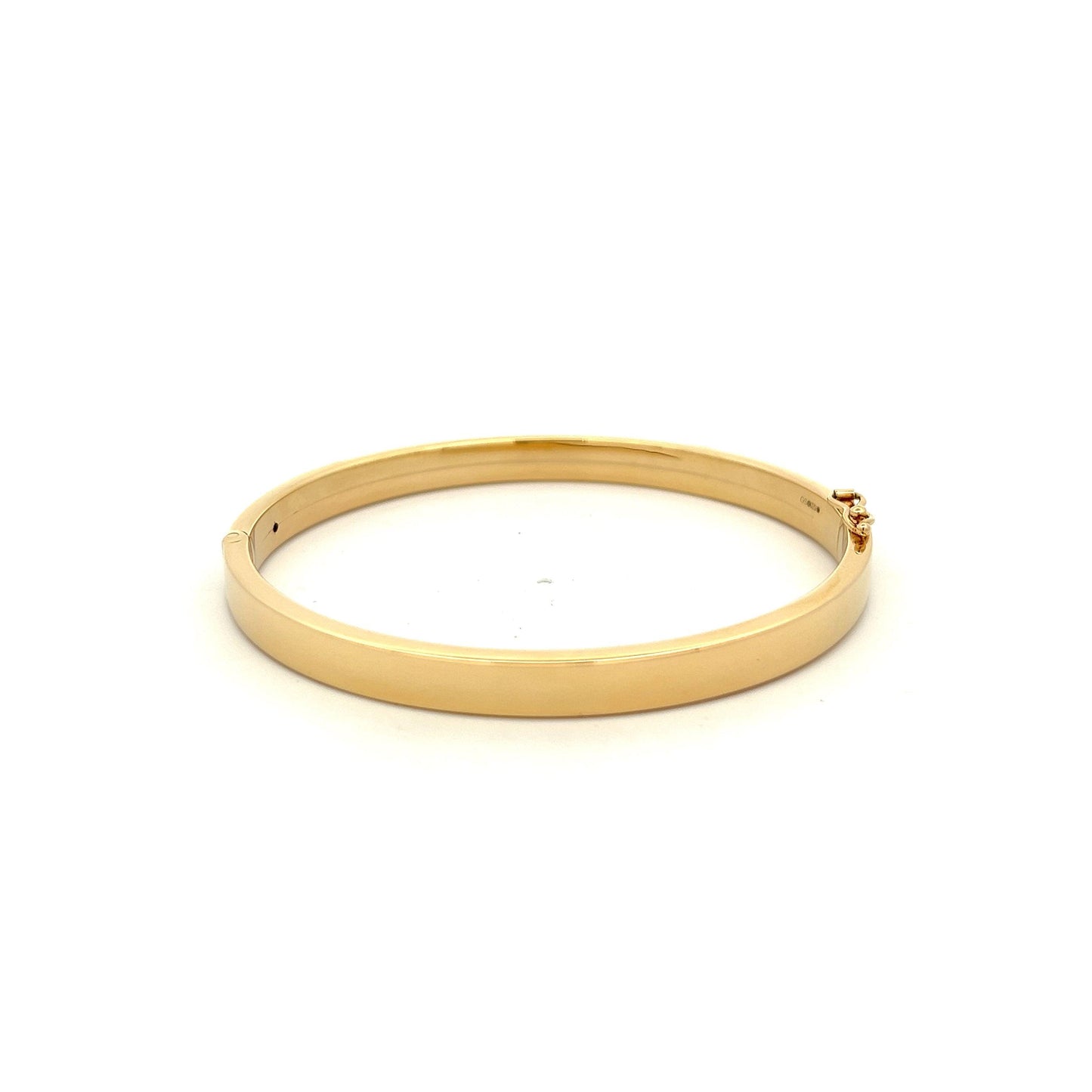 9ct Yellow Gold Hollow Bangle
