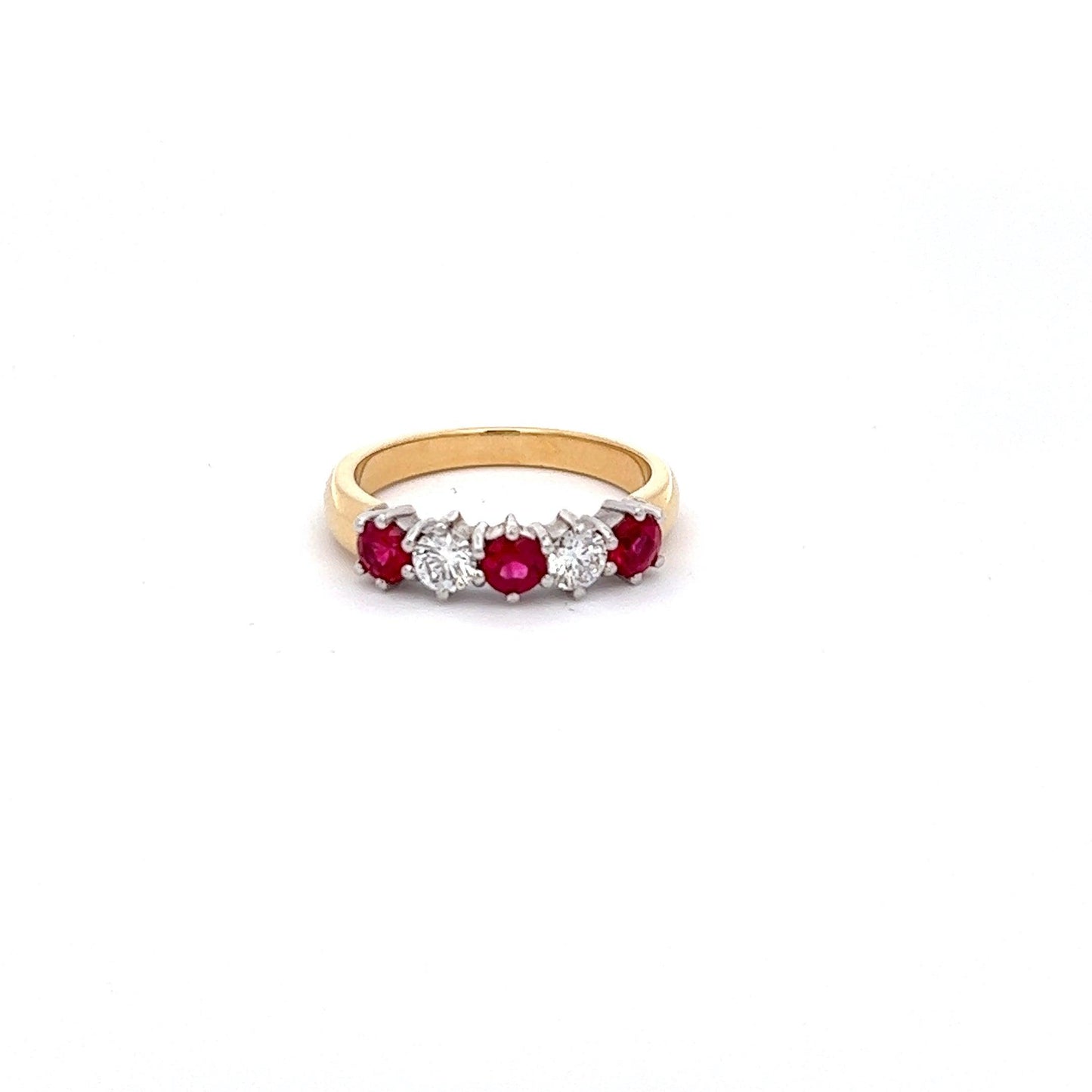 18ct Yellow Gold Ruby and Diamond Ring - Judith Hart Jewellers