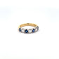 18ct Yellow Gold Sapphire and Diamond Ring