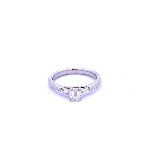 Platinum Three Stone Diamond Ring - Judith Hart Jewellers