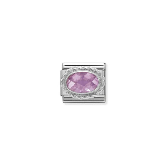 Nomination Classic Pink Oval Facet 330604/003 - Judith Hart Jewellers