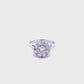 18ct White Gold 1.52ct Diamond Flower Cluster Ring