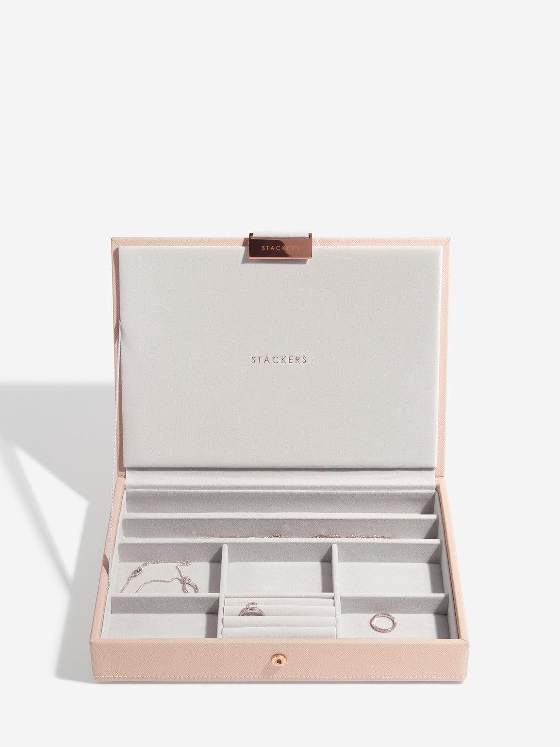 Stackers Blush Pink Jewellery Storage Box - Judith Hart Jewellers