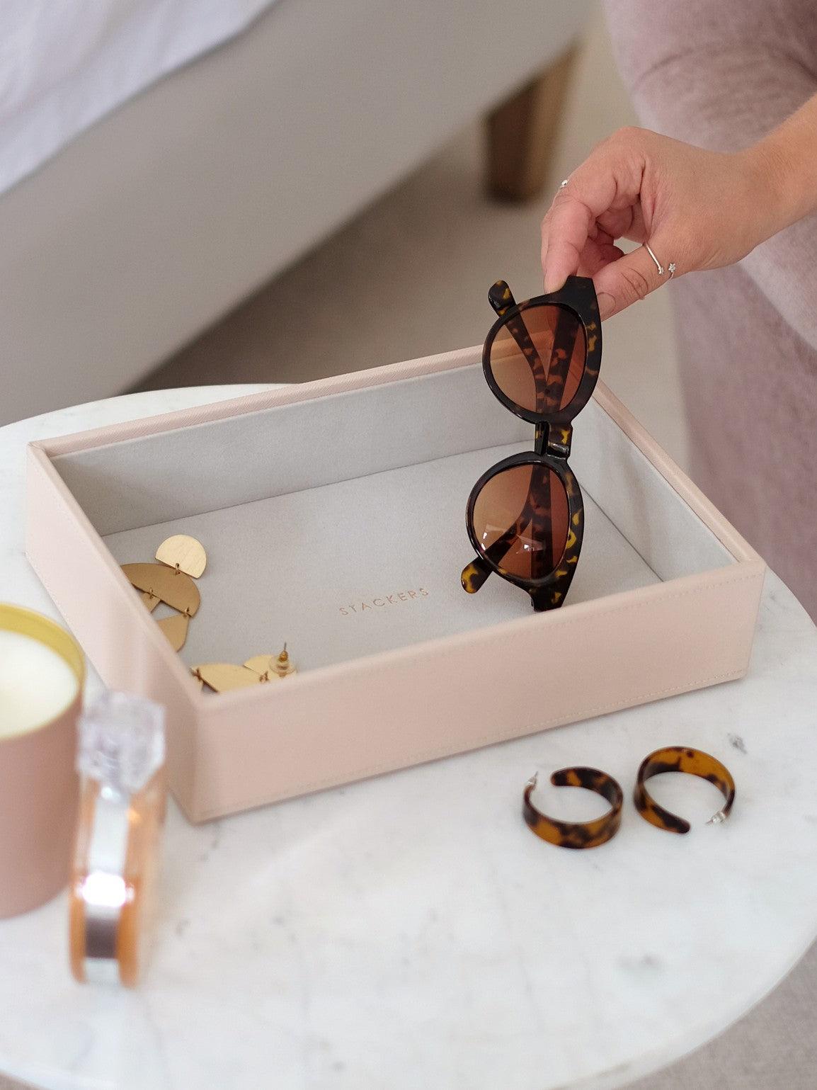 Stackers Blush Pink Jewellery Storage Box Layer - Judith Hart Jewellers
