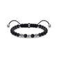 Thomas Sabo Rebel Black Skull Obsidian Bracelet A1945 - Judith Hart Jewellers