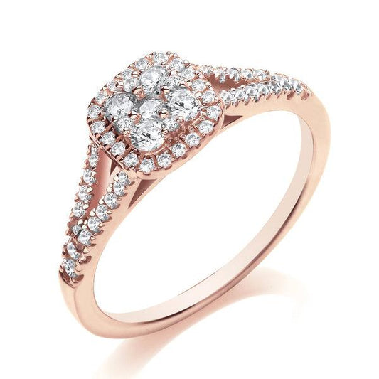 CCW01 Round Engagement Ring