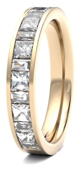 Princess Cut & Baguette Channel Set