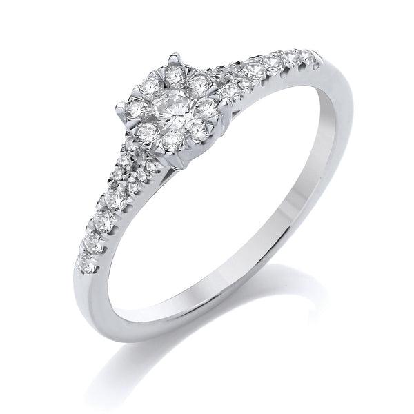 CRW04 Round Engagement Ring