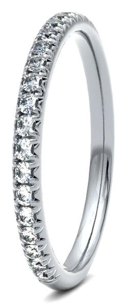 Round Brilliant Cut French Pave / Fish Tail