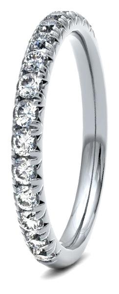 Round Brilliant Cut French Pave / Fish Tail