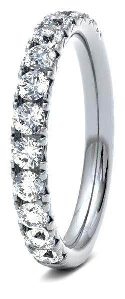 Round Brilliant Cut French Pave / Fish Tail