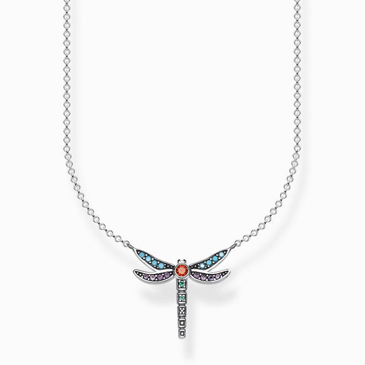 Thomas Sabo Sterling Silver Dragonfly Necklace KE1837 - Judith Hart Jewellers