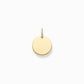 Thomas Sabo Yellow Gold-Plated Disc Pendant LBPE0001 - Judith Hart Jewellers