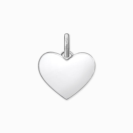Thomas Sabo Sterling Silver Cubic Zirconia Heart Pendant LBPE0022 - Judith Hart Jewellers