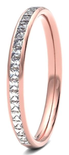 Princess Cut Channel Set