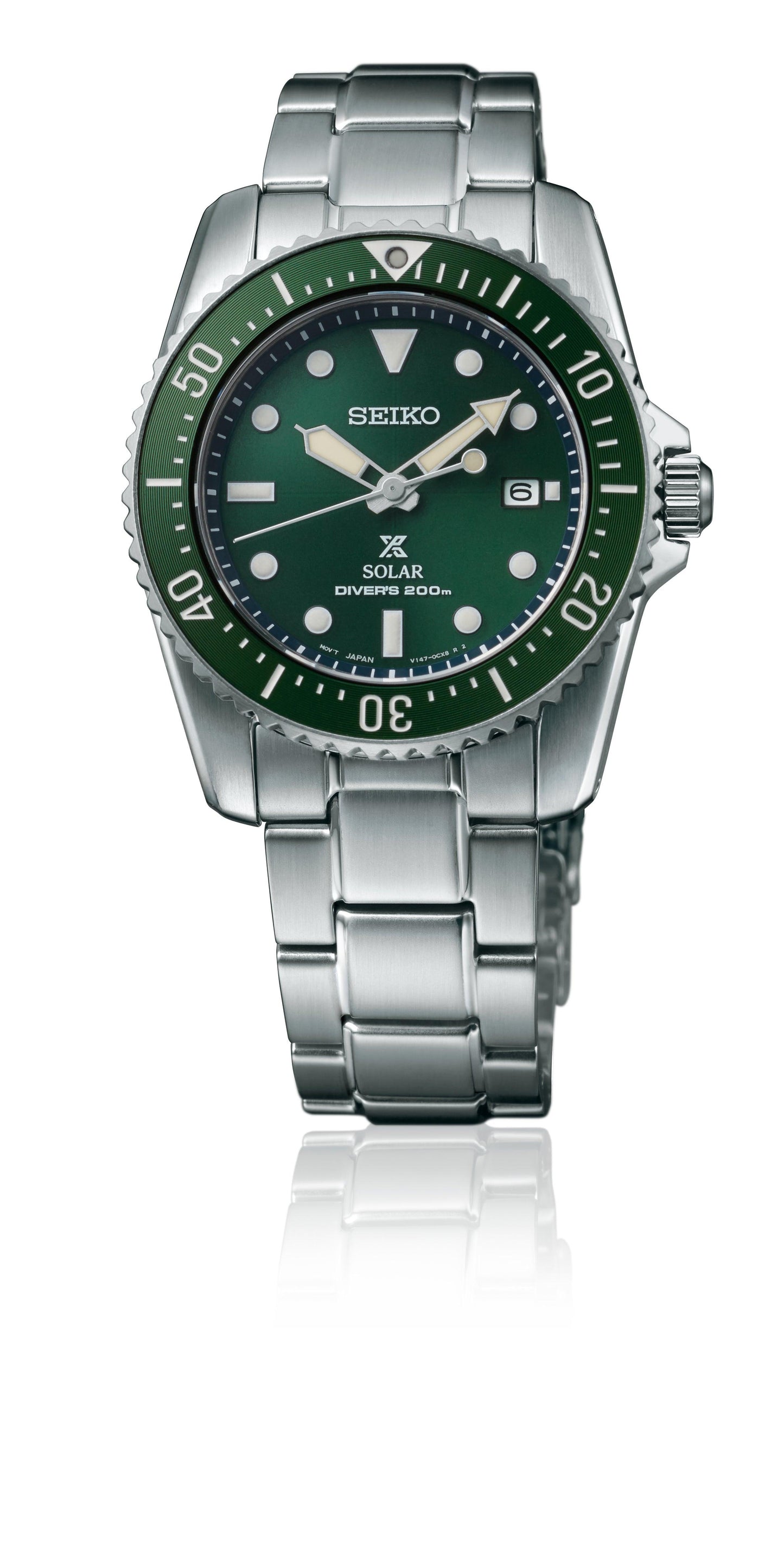 Seiko Prospex Solar Green Dial SNE583P1 - Judith Hart Jewellers