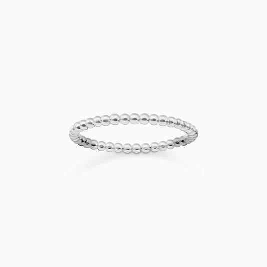 Thomas Sabo Sterling Silver Beaded Ring TR2122-001-12 - Judith Hart Jewellers